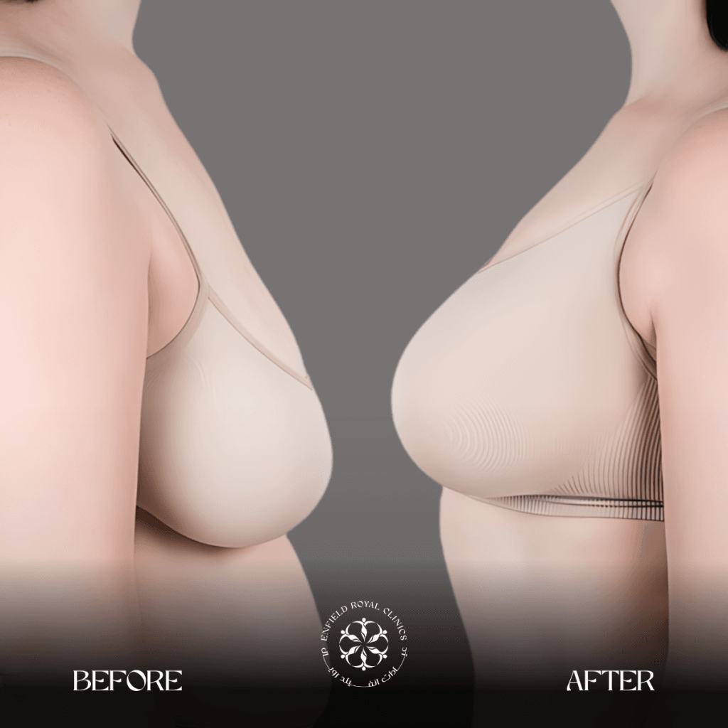 Breast Reduction before and after
