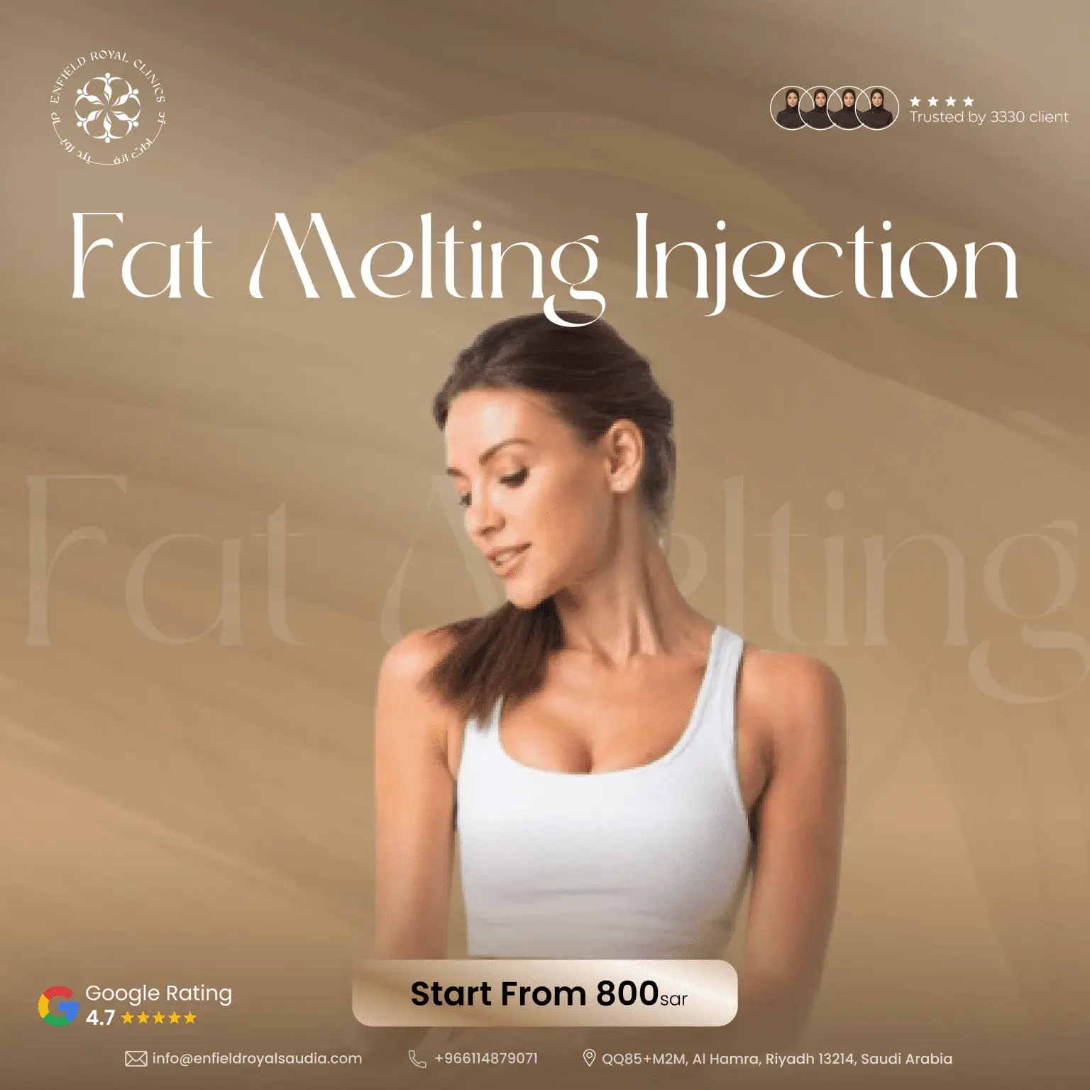 Fat melting injection